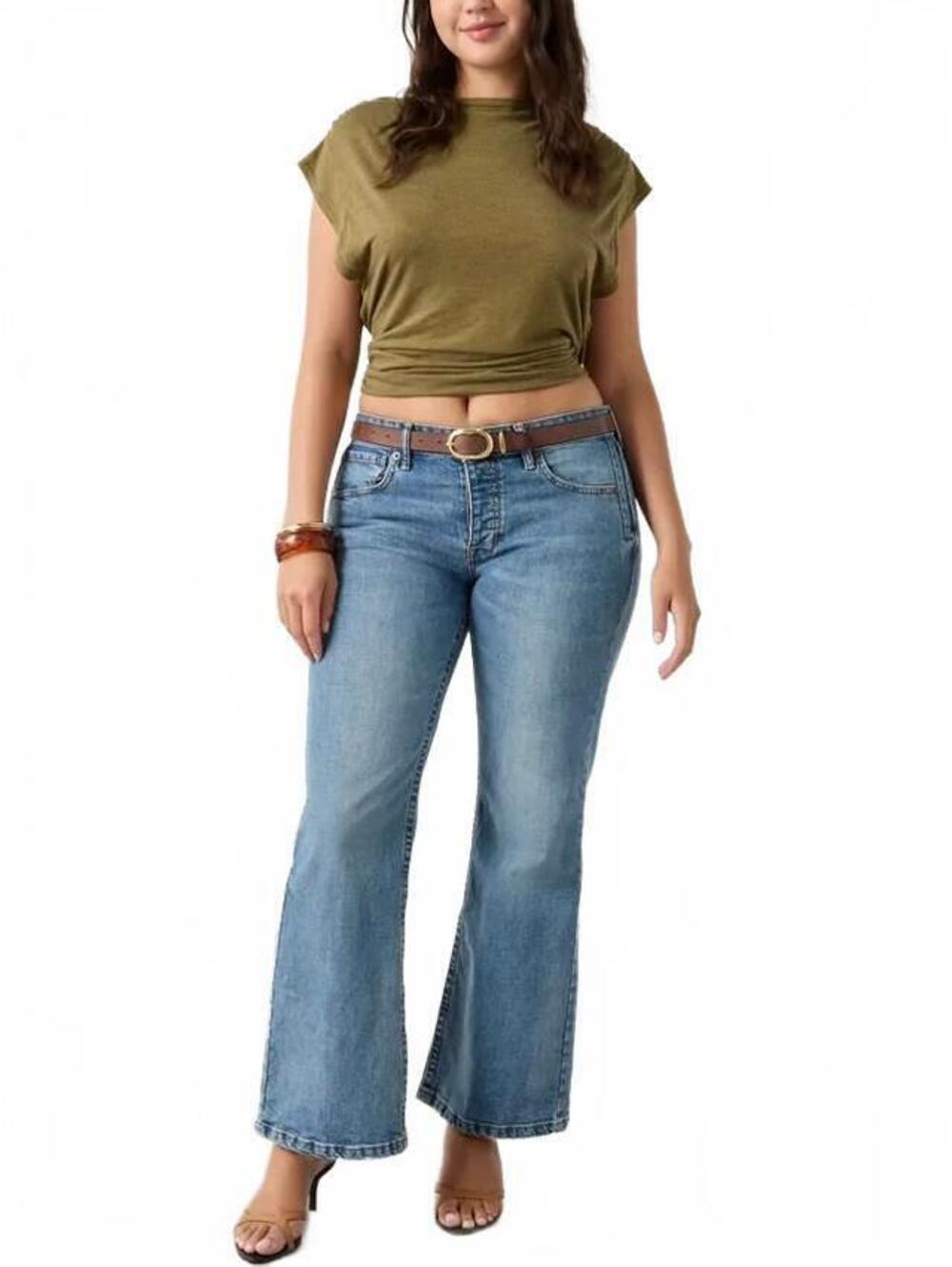 UO BDG Teo Relaxed Low-Rise Bootcut Jeans Urban Outfitters NWT Alberta 34
